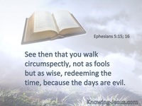 Ephesians 5:15